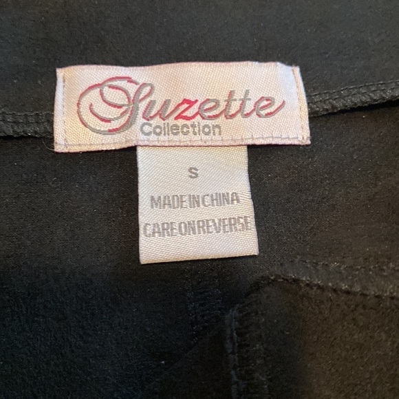 Suzette Black Mini Skirt w/ Lace Up Size Small in Like New Condition - Picture 5 of 9